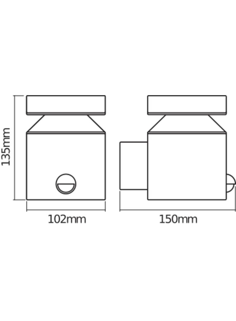 ENDURA STYLE CYLINDER WALLSENS 6WST LEDV Oprawa zewnętrzna