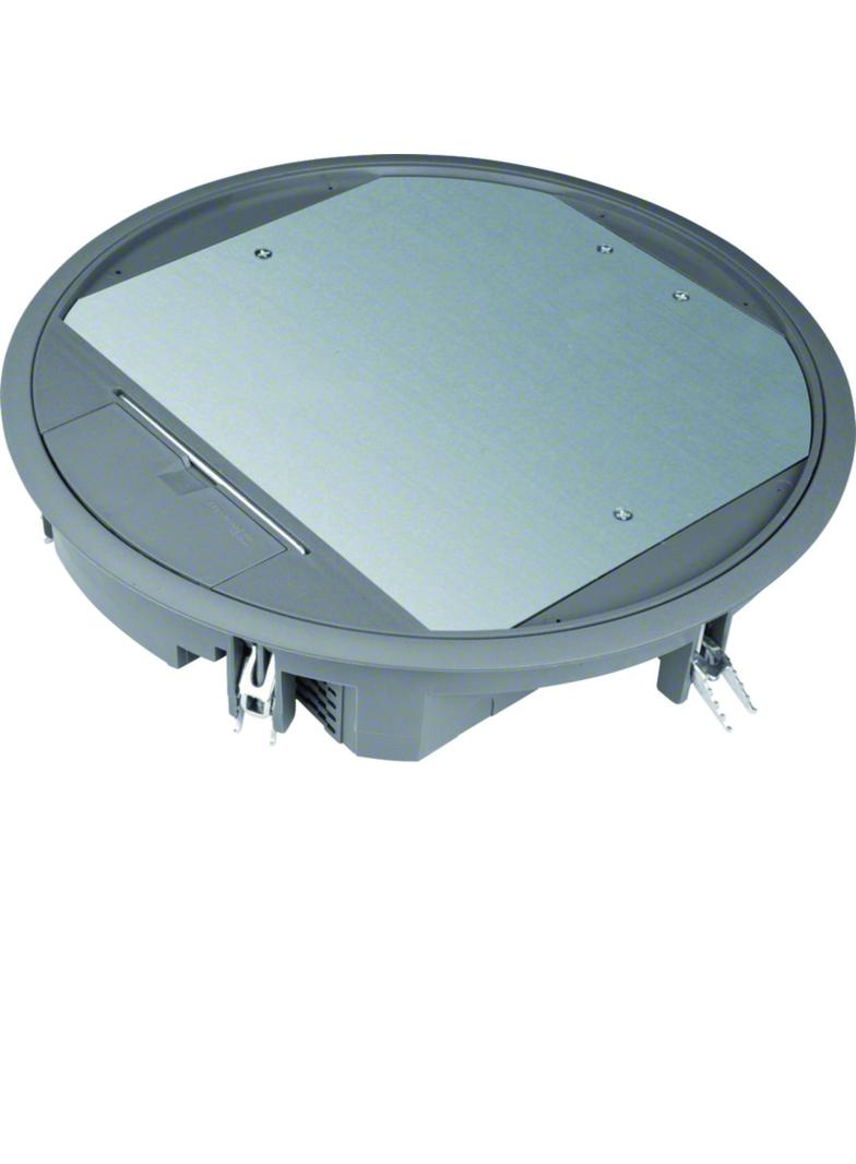 tehalit.VE-EE Pokrywa uchylna VR12 fi306 wykładzina 5mm stal szary PA VR12057011 HAGER