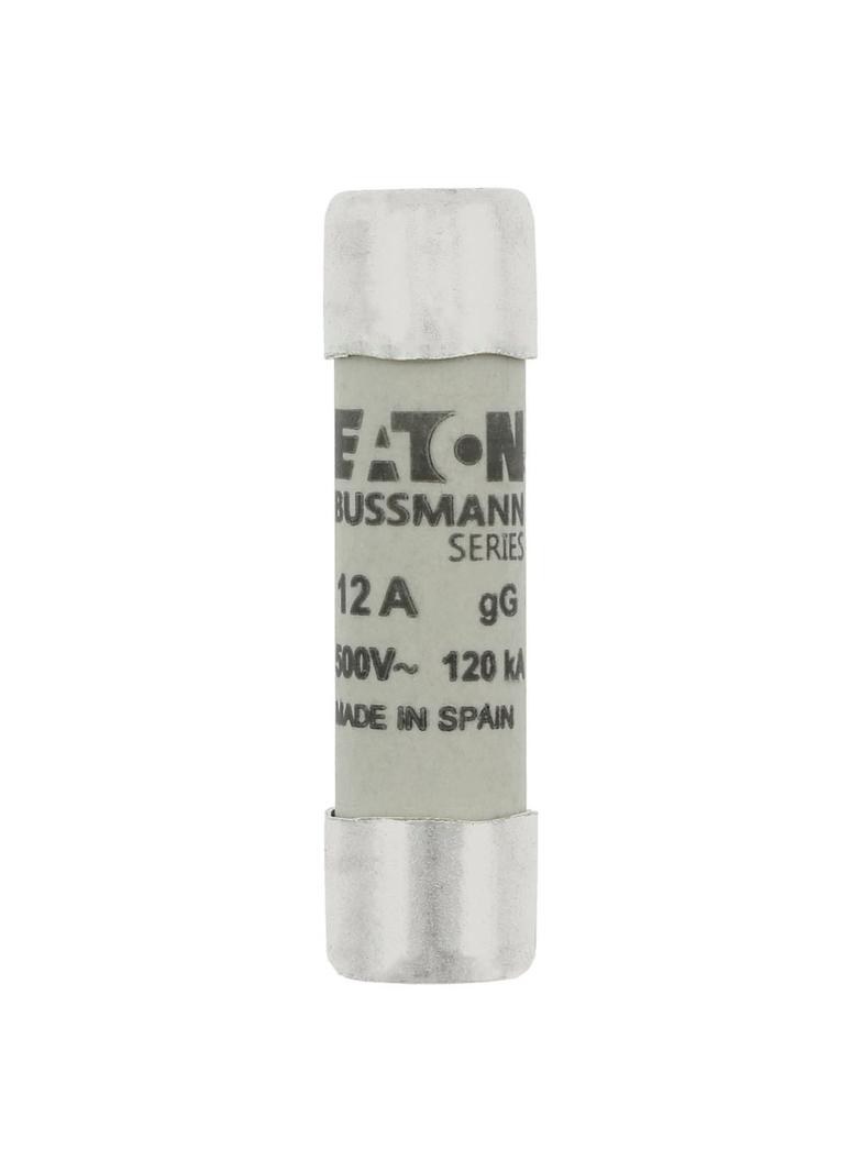 CYLINDRICAL FUSE 10 x 38 12A GG 500V AC Wkładka cylindryczna 10 x 38mm 12A GG 500V AC C10G12 EATON