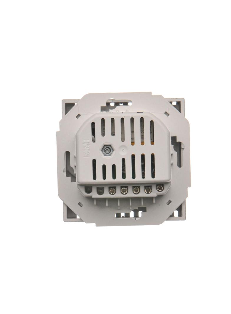 Simon Basic Regulator temperatury z czujnikiem wewnętrznym 16A 230V. Montaż gniazda na wkręty do puszki stal inox BMRT10W.02/21 BMRT10w.02/21 KONTAKT