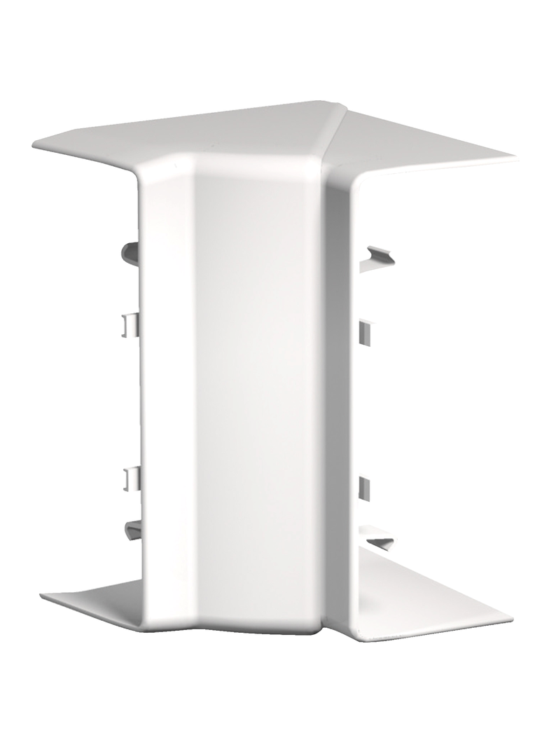 Optiline 45 - łącznik wewnętrzny - 75 x 55 mm - PC/ABS - biel polarna