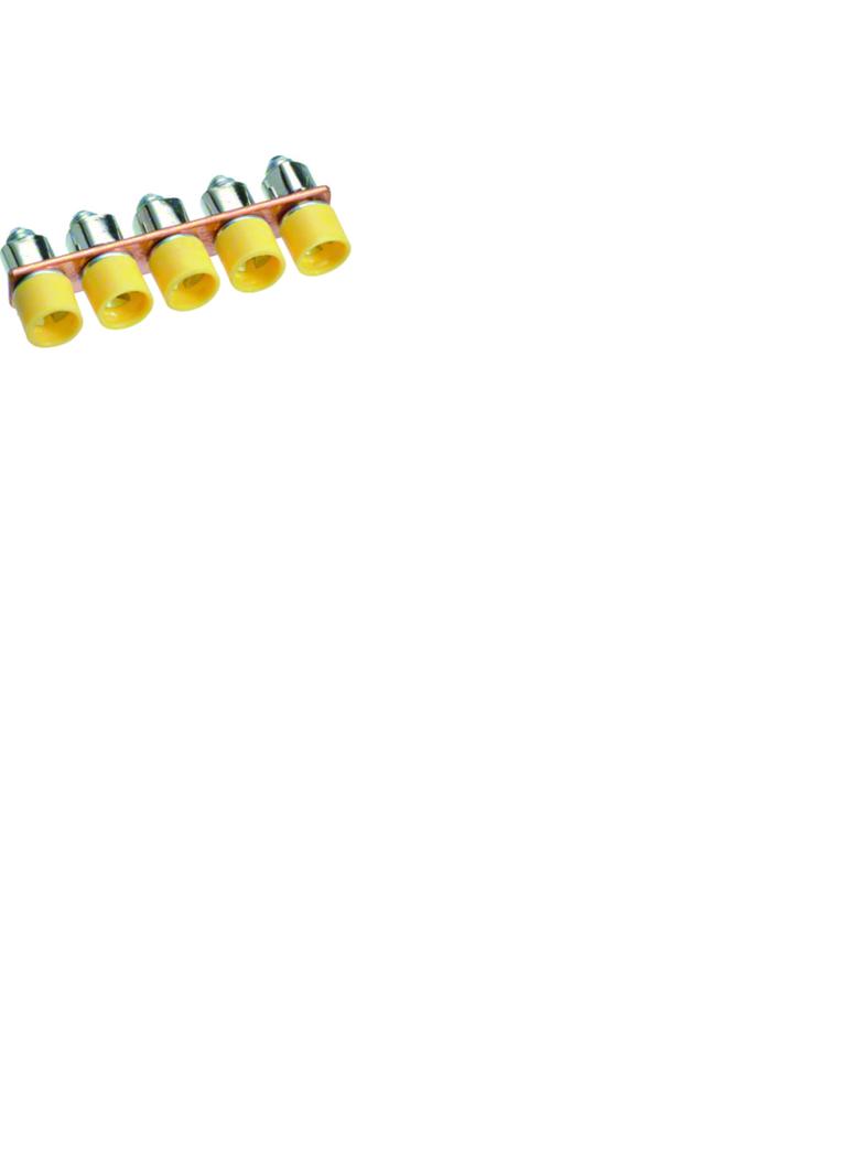 Mostek izolowany 4mm2 5-krotny KWJ04A5 HAGER