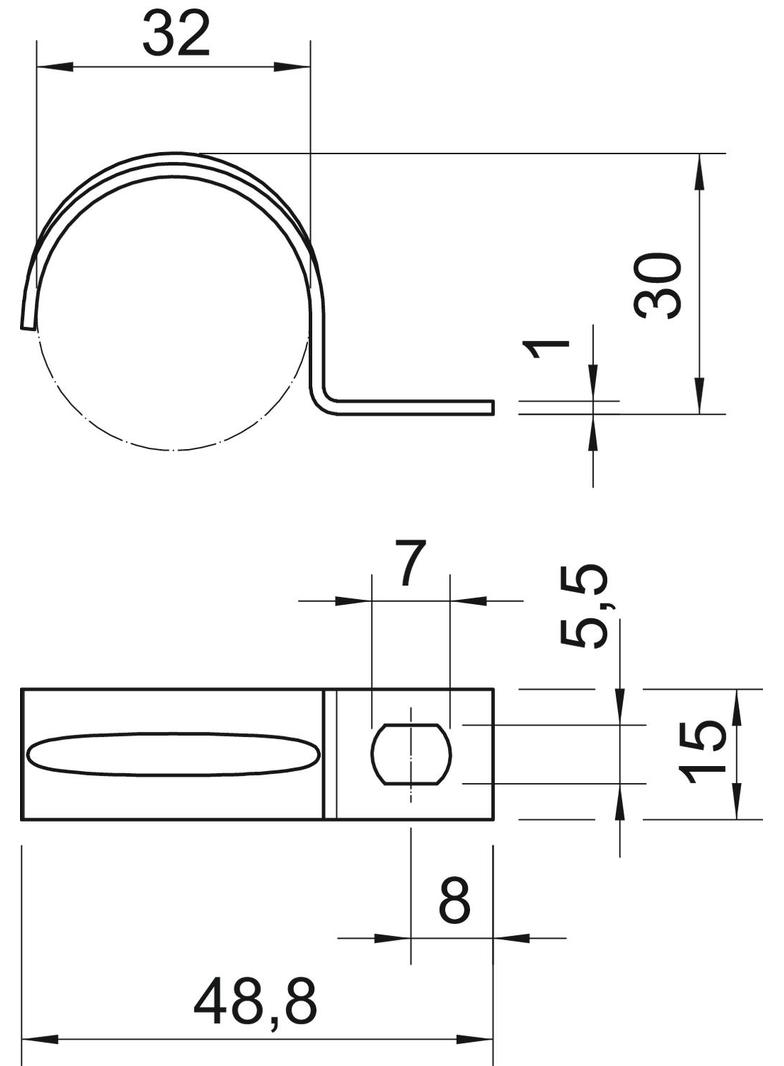 604, OBEJMY MOCUJĄCE 32 MM OC