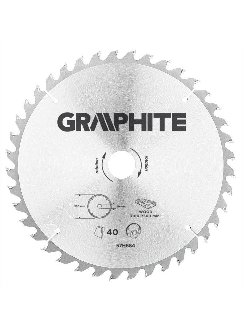 Tarcza do pilarki, widiowa, 250 x 30 mm, 40 zębów