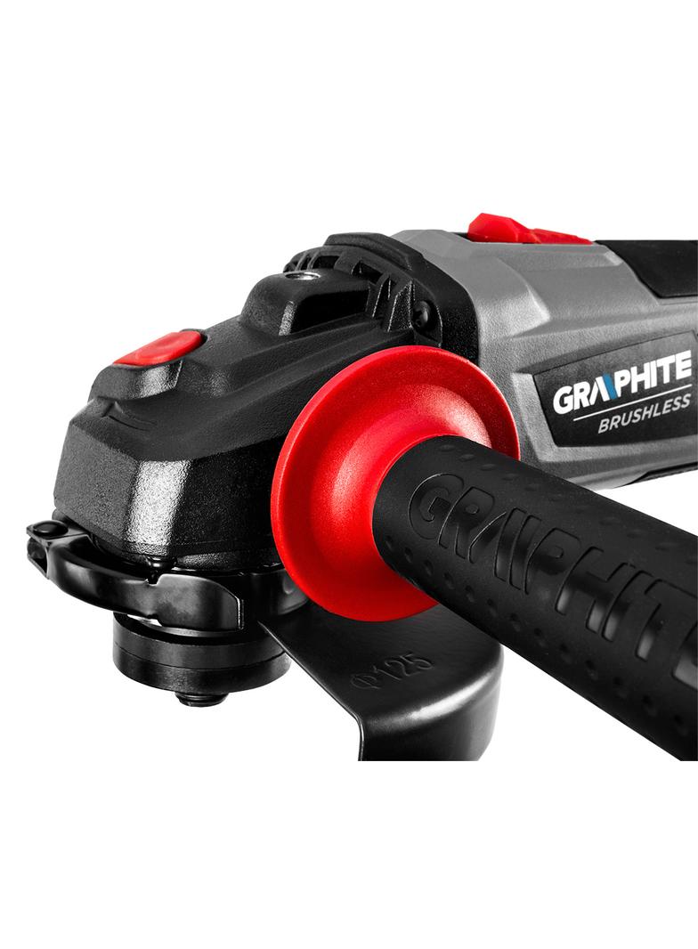 Szlifierka kątowa akumulatorowa bezszczotkowa Energy+ 18V, Li-Ion, tarcza 125mm, bez akumulatora