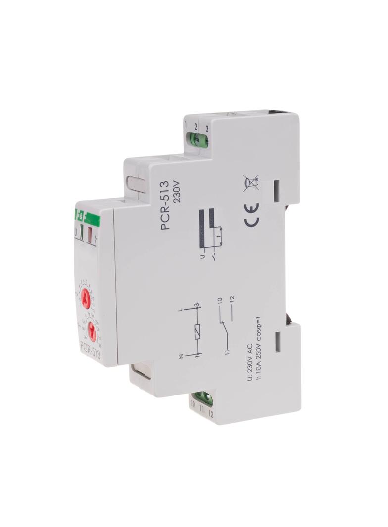 PRZEKAŹNIK CZASOWY JEDNOFUNKCYJNY- REWERSYJNY (OPÓŹN. ZAŁĄCZ.), STYKI: 1P , U=230V LUB 24V, I=10A, 1