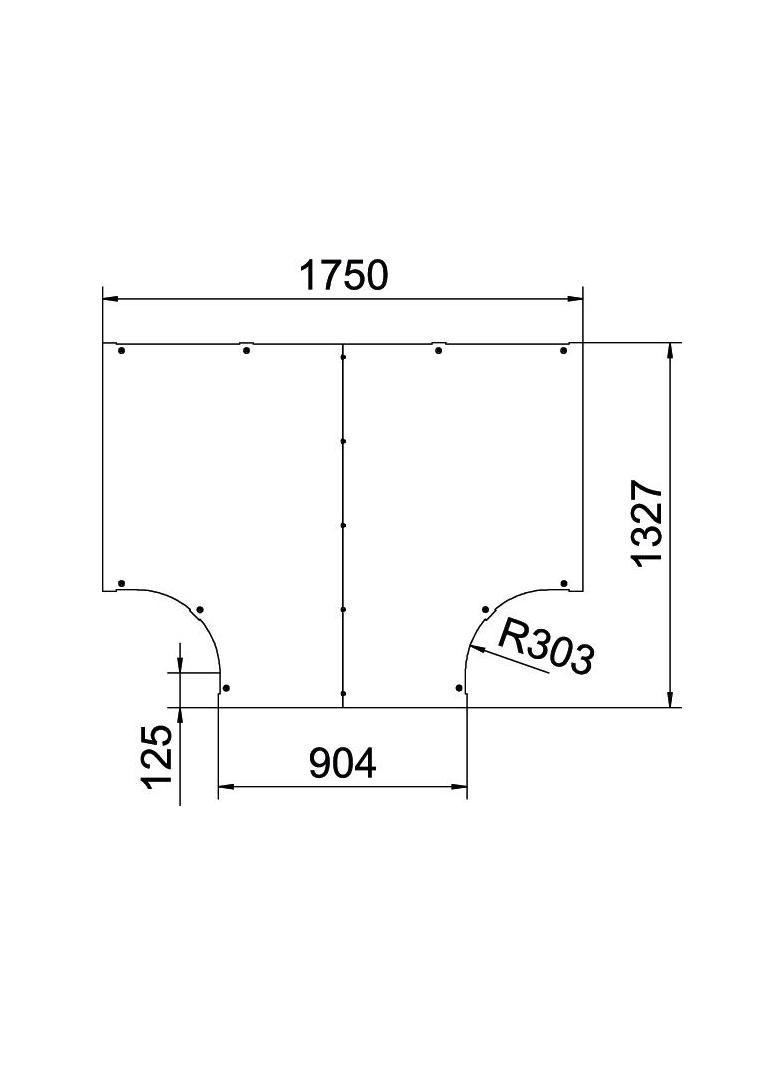 LTD 900 R3 FT Pokrywa trójnika