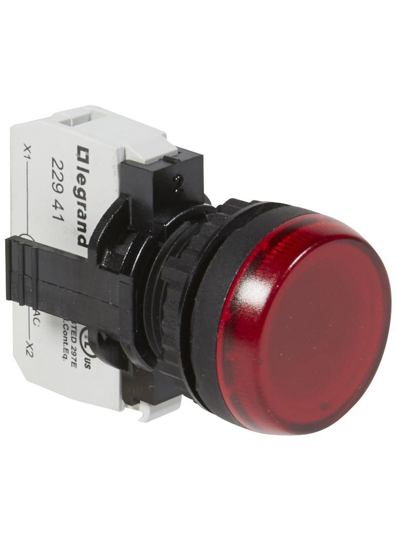 LAMPKA IP69 CZERWONA LED 230V AC, Legrand