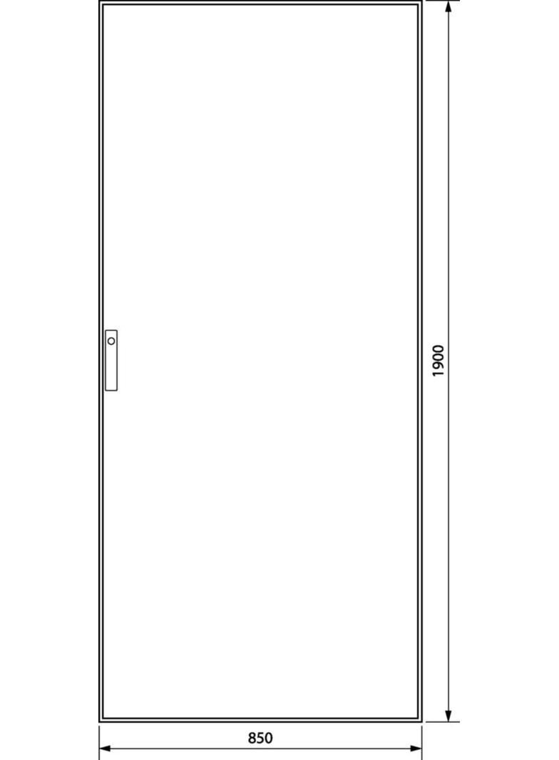 univers Obudowa stojąca IP54 kl.I 800x1900x400mm RAL7035 FG23WD HAGER