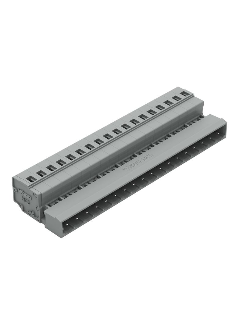 MCS-MIDI Classic wtyk 18-bieg. szary raster 5 mm /25szt./ WAGO