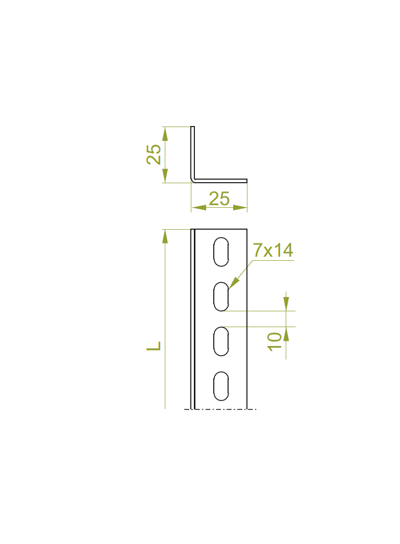 KTP25H25/2 KĄTOWNIK 1,5 MM