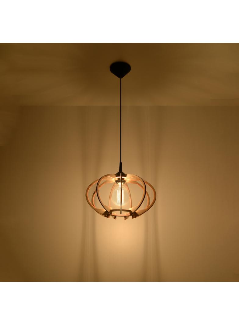 Sollux Lampa wisząca MANDELINO naturalne drewno SL.0392
