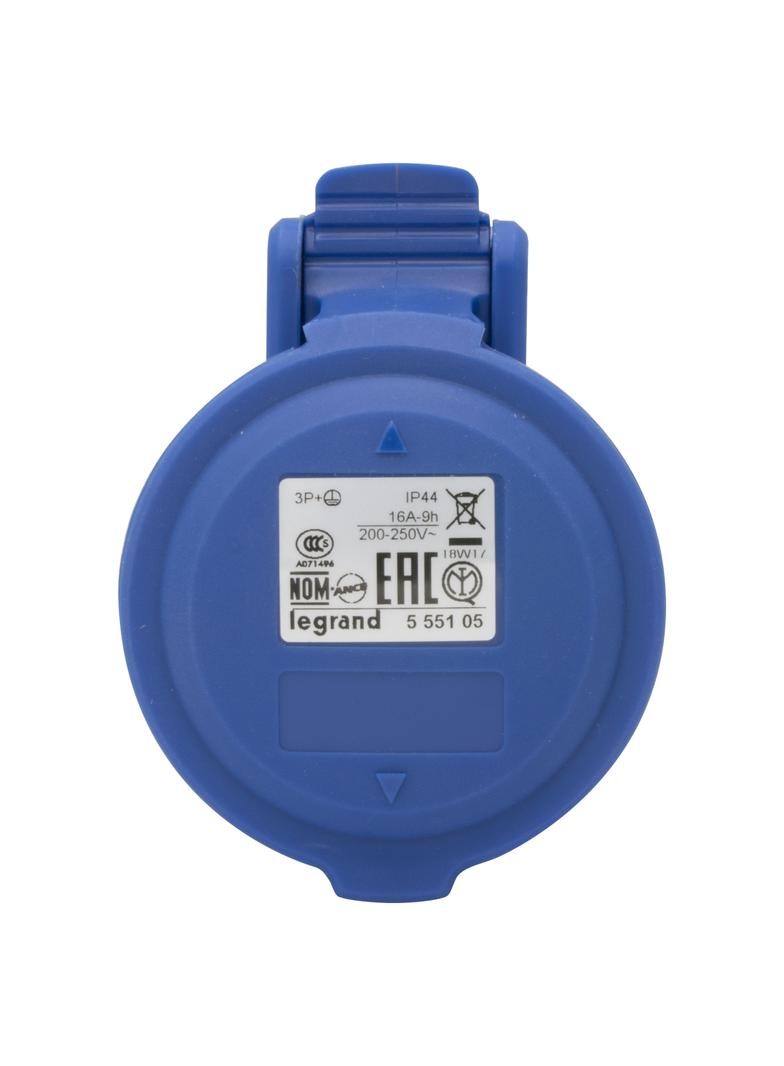 P17 TEMPRA PRO GNIAZDO PRZENOŚNE 16A 3P+Z 230V IP44, Legrand