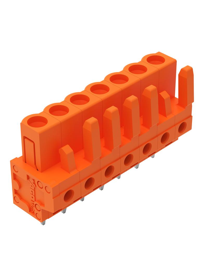 MCS-MIDI Classic gniazdo 7-bieg. pomarańczowe raster 5,08 mm