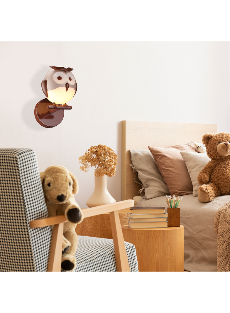 Milagro kinkiet Owl G9 brązowy ML245