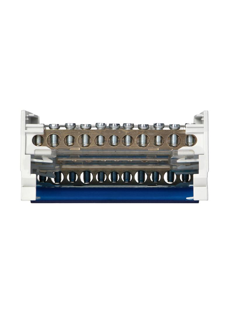 Blok rozdzielczy 4-rzędowy, 11 przewodów OR-LZ-8202/11 ORNO