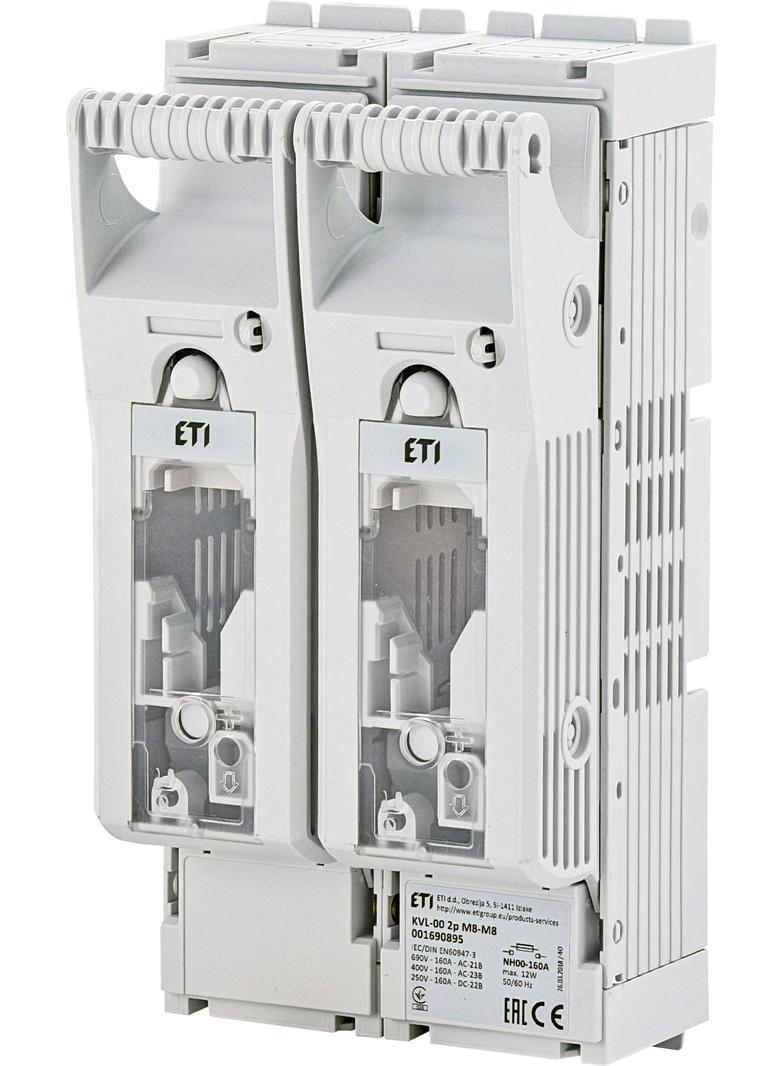 KVL-00 2p M8-M8 Rozłącznik bezpiecznikowy