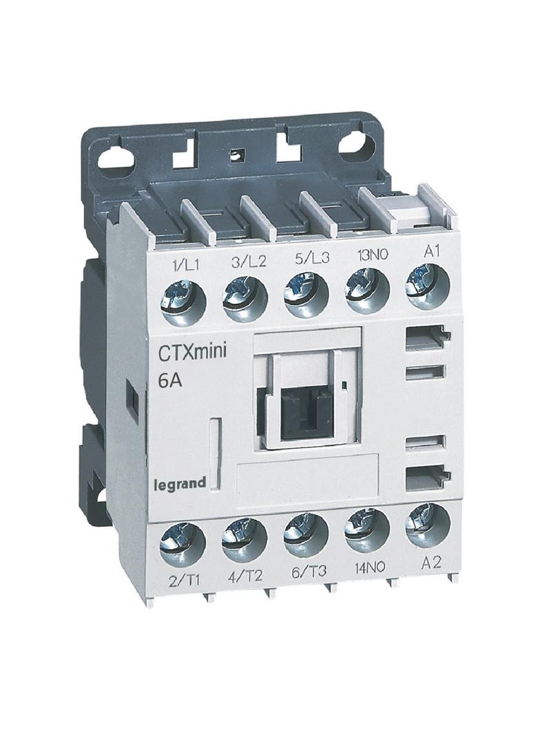 Stycznik Mocy 6A 3P 110V AC 1Z 0R CTX3 Mini 417004 LEGRAND
