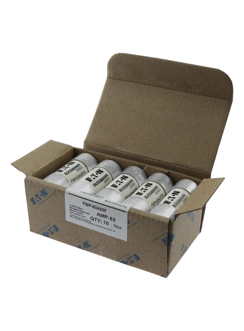 63AMP 700VAC 22 X 58MM FERRULE 63AMP 700VAC 22 X 58MM cylindryczna do półprzewodników FWP-63A22F EAT