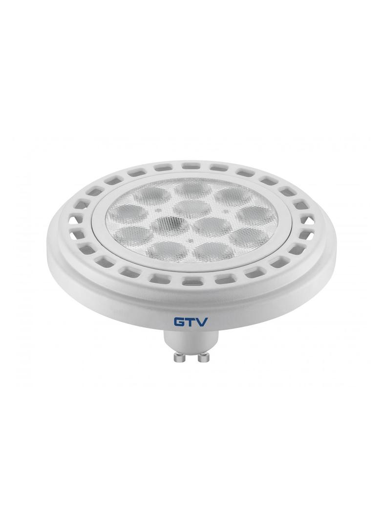 ŻARÓWKA LED. ES111,12W, 12XPOWER LED, BIAŁA, CIEPŁY BIAŁY,GU10, 3000K, KĄT ŚWIECENIA 45*, ZASILANIE