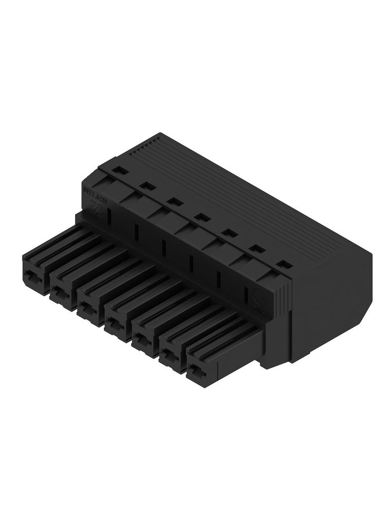 BVF 7.62HP/07/180 SN BK BX Wtyk PCB (złącze wiązki), 7.62 mm, Liczba biegunów: 7, PUSH IN /25szt./ 1190570000 WEIDMÜLLER