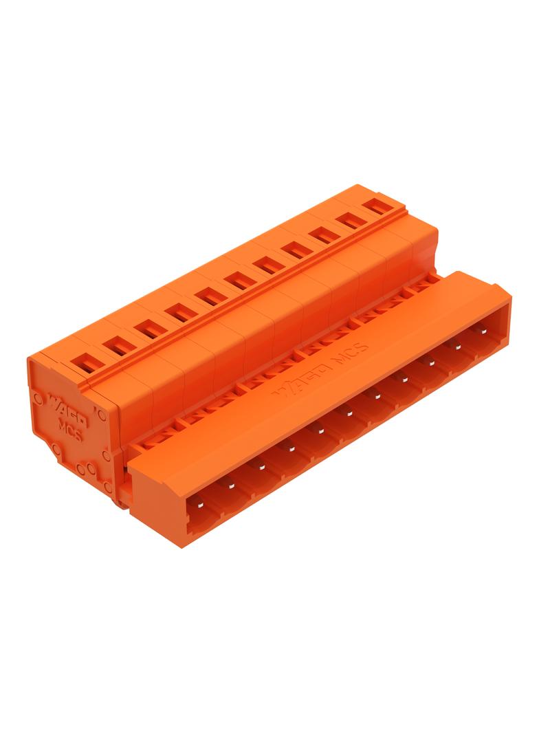 MCS-MIDI Classic wtyk 11-bieg. pomarańczowy raster 5,08 mm