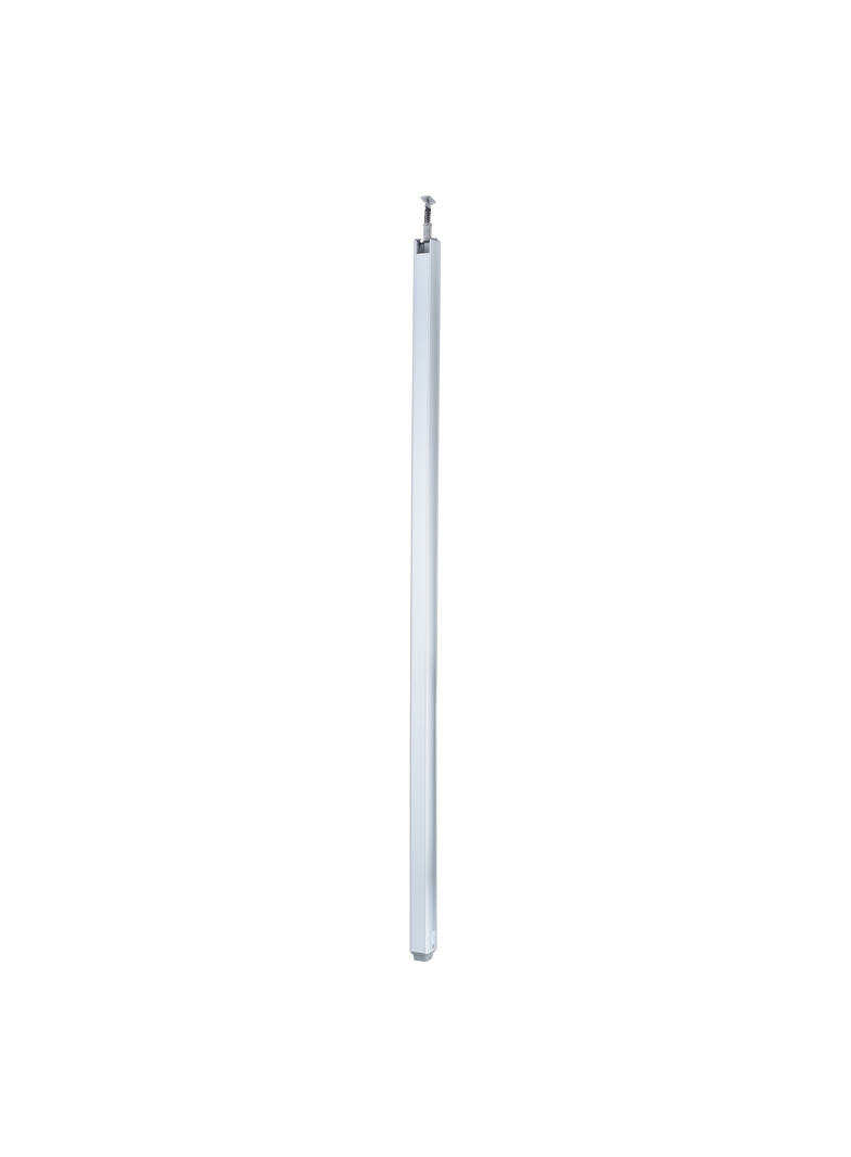 Optiline 45 - słup instalacyjny - dwustronny - naturalny - 2700...3100 mm