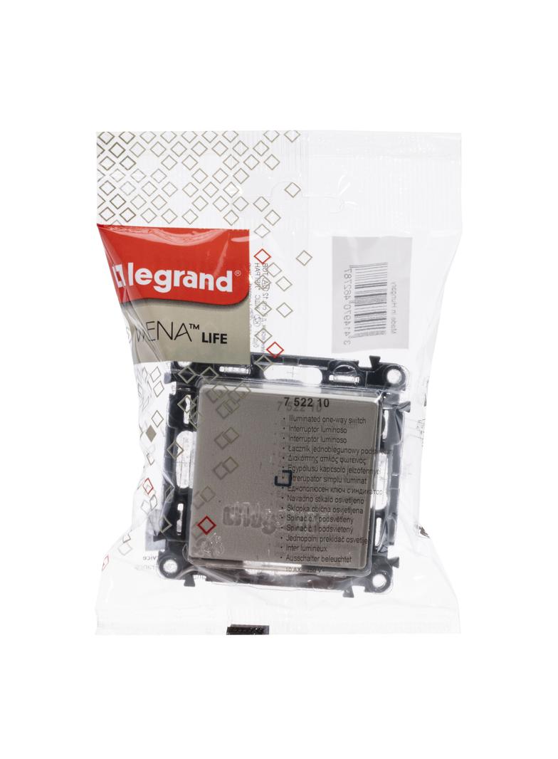 VALENA LIFE ŁĄCZNIK JEDNOBIEGUNOWY PODŚWIETLANY KREMOWY 250 V~, Legrand