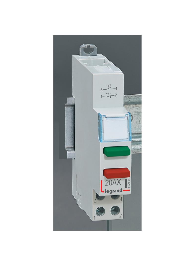 Łącznik Przyciskowy Monostabilny Podwójny No+Nc 412916 LEGRAND