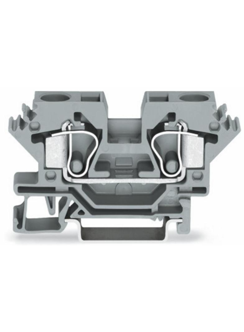 złączka 2-przewodowa Ex 10 mm2 jasnoszara