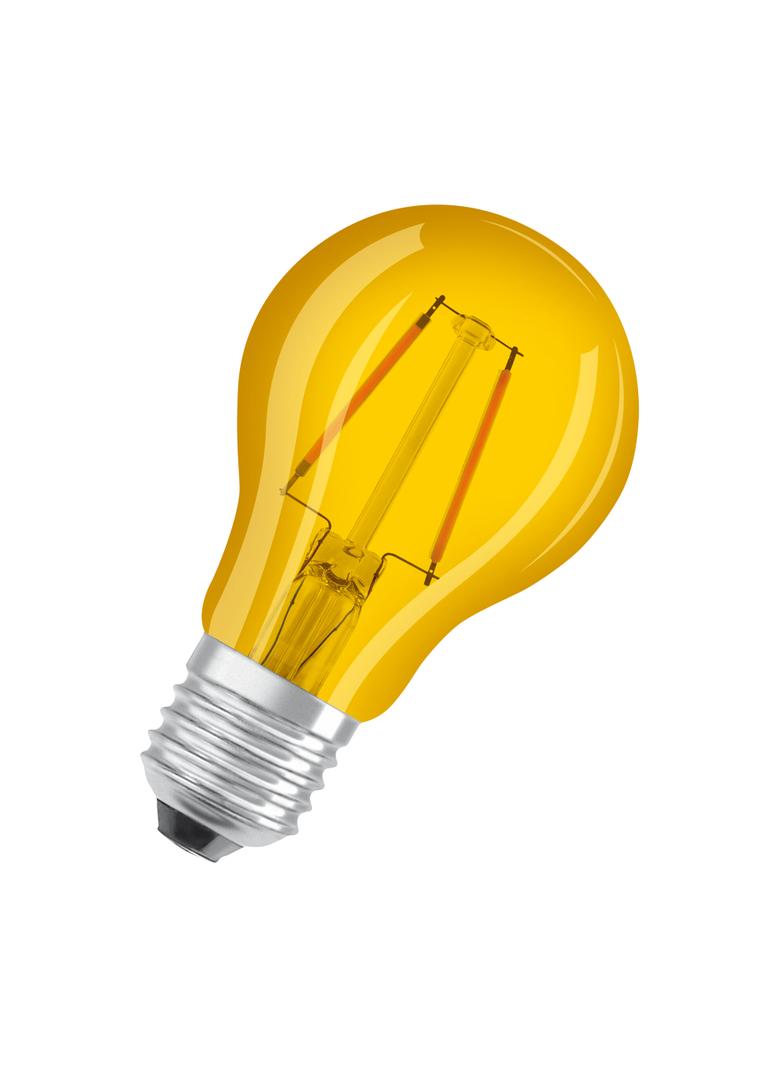 Lampa LED STAR CL A Yellow 15 non-dim 2,5W E27