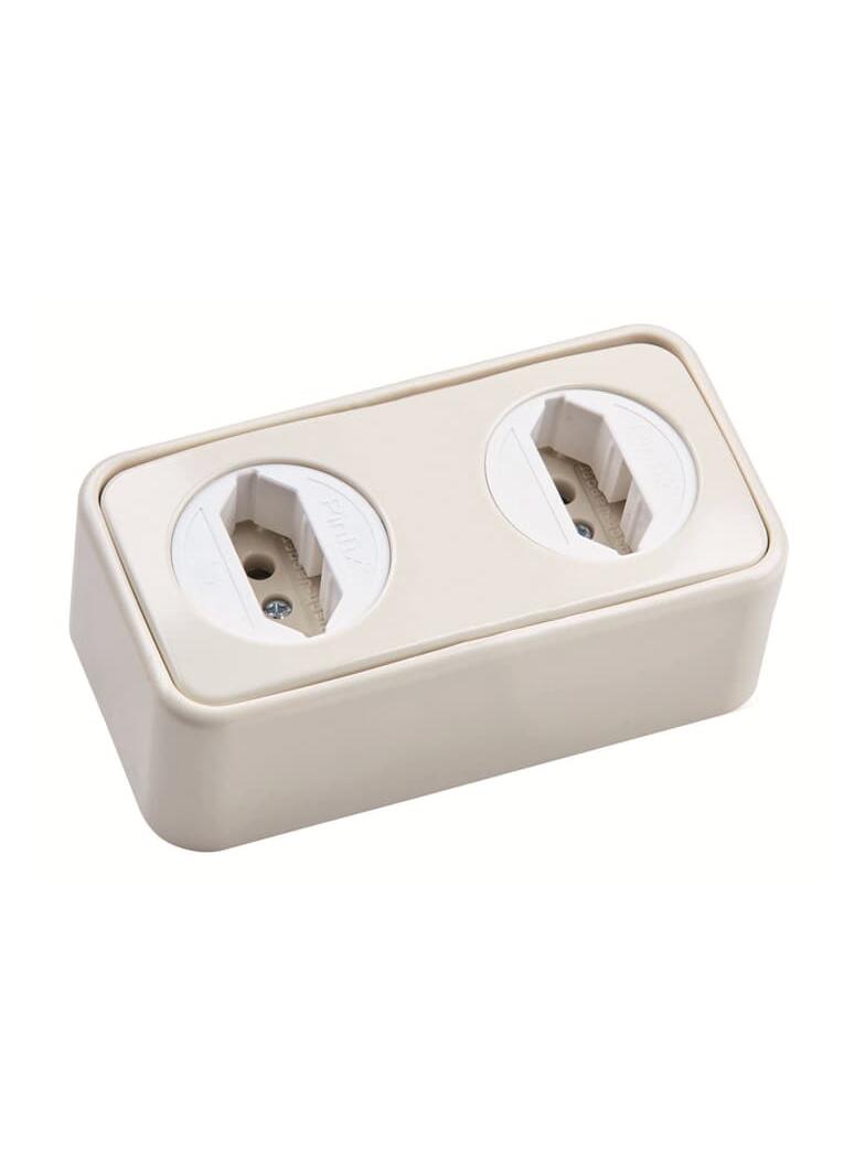 ZE225 Gniazdo sieciowe podwójne