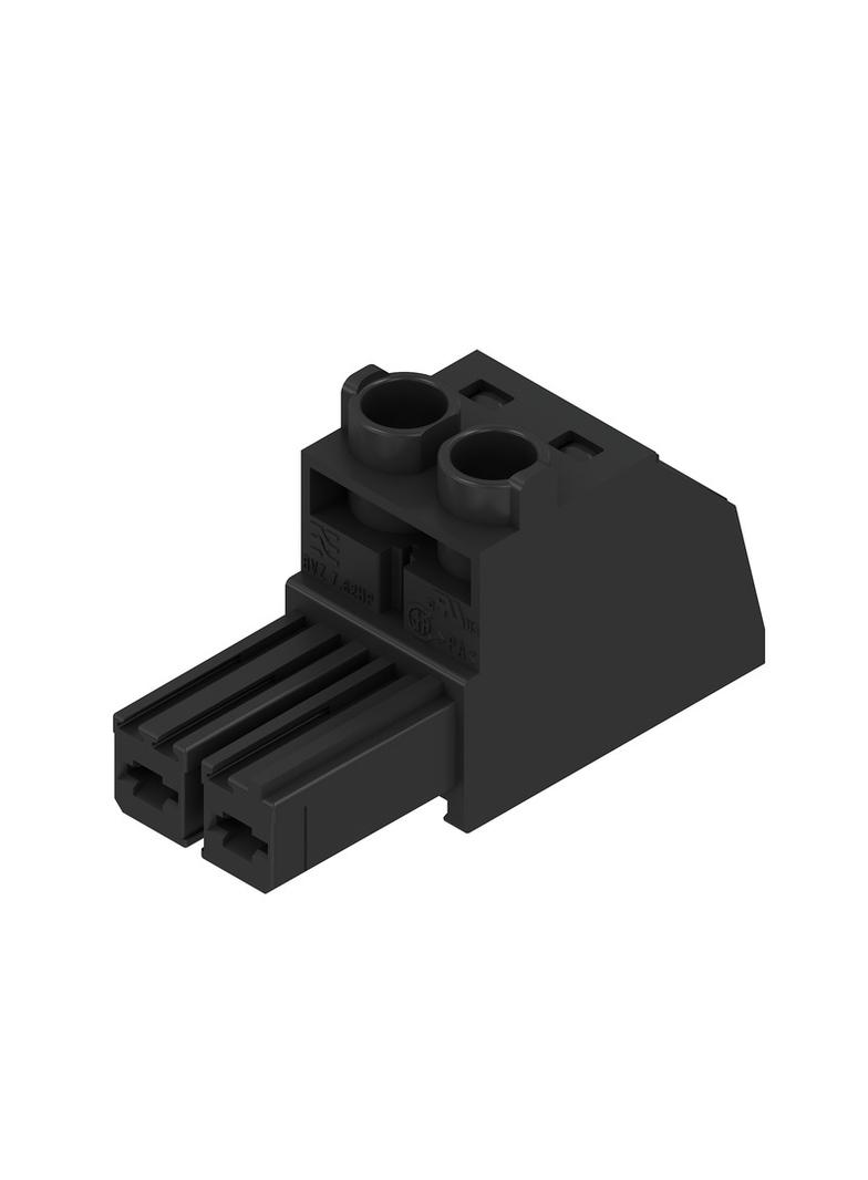 BVZ 7.62HP/02/180 SN BK BX Złącze kablowe do płytek drukowanych /100szt./ WEIDMULLER