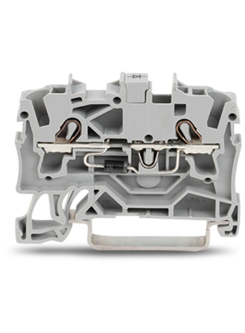 TOPJOBS złączka 2-przewodowa 2,5 mm2 diodowa szara