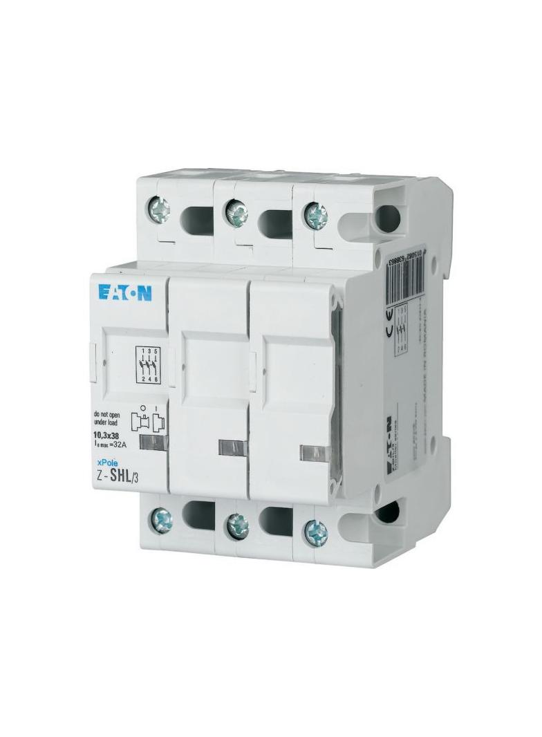 Z-SHL/3 Rozłącznik bezpiecznikowy cylindryczny 10x38mm 3P 263886 EATON