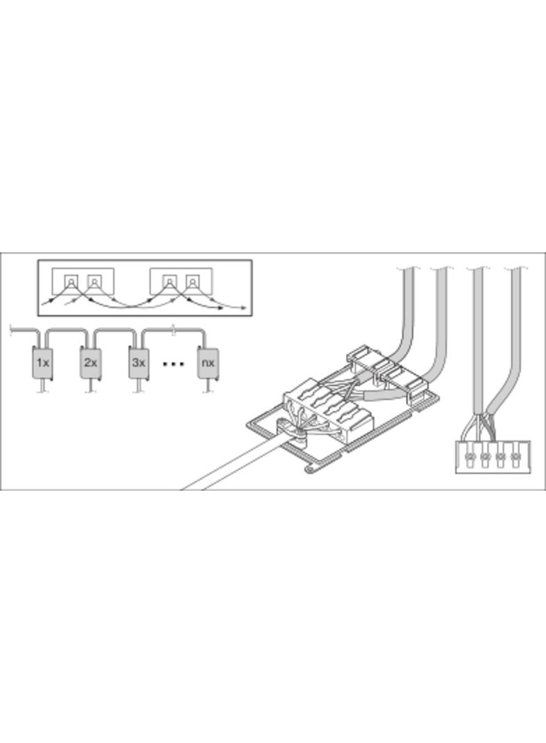 5-Stykowa puszka podłączeniowa CONNECTOR BOX 5POLE L/N/PE/D+/D-