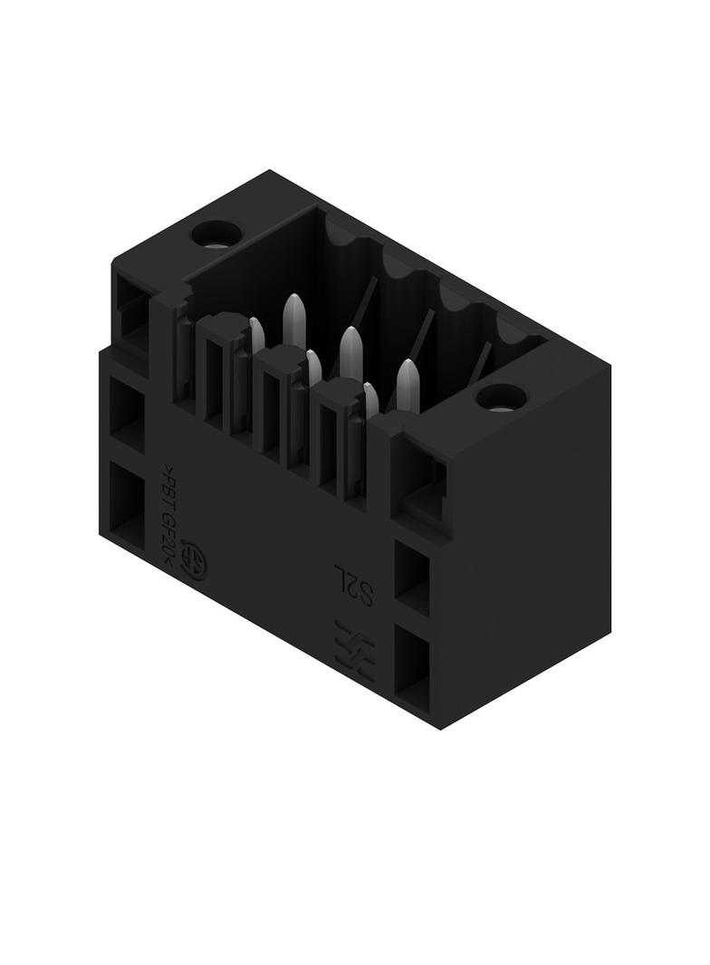 S2L 3.50/08/180F 3.5SN BK BX Wtyki PCB (złącza płyty), 3.50 mm, Liczba biegunów: 8, kąt odejścia: 180° /84szt./ 1729600000 WEIDMÜLLER
