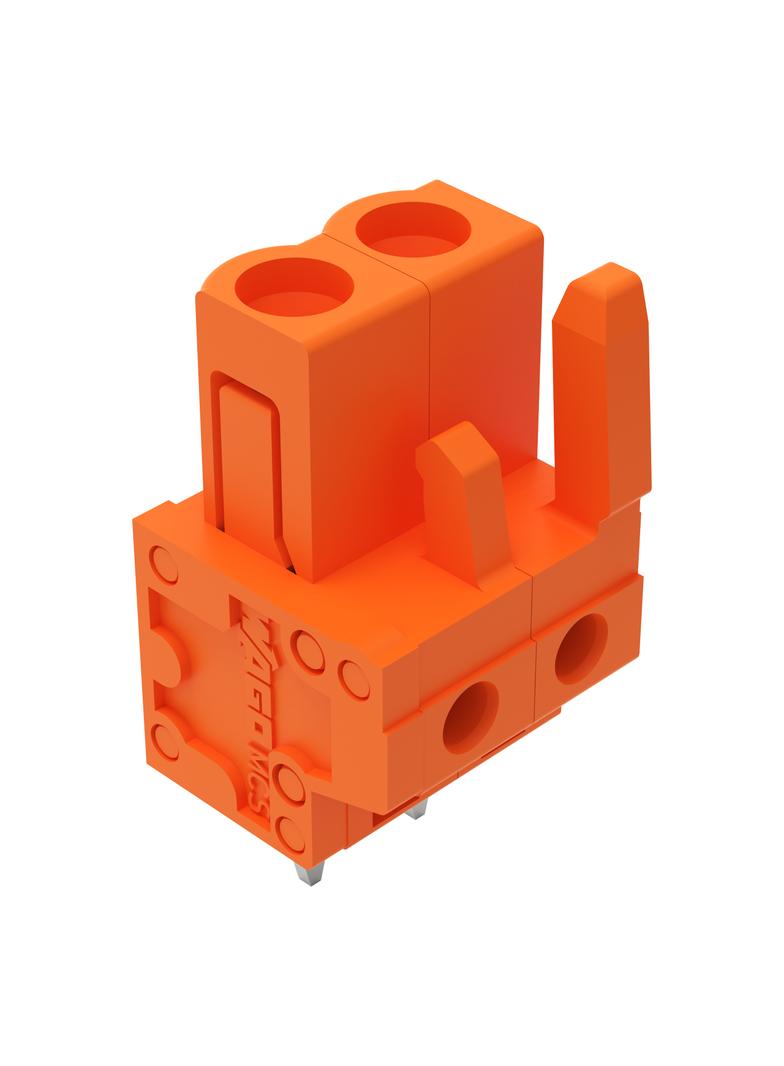 Gniazdo MCS-MIDI Classic 2-biegunowe pomarańczowe raster 5,08mm /100szt./ 232-162 WAGO
