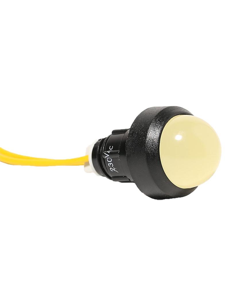 LS LED 20 Y 230 LAMPKA SYGNAL.LED D=20MM ŻÓŁTA 230V AC