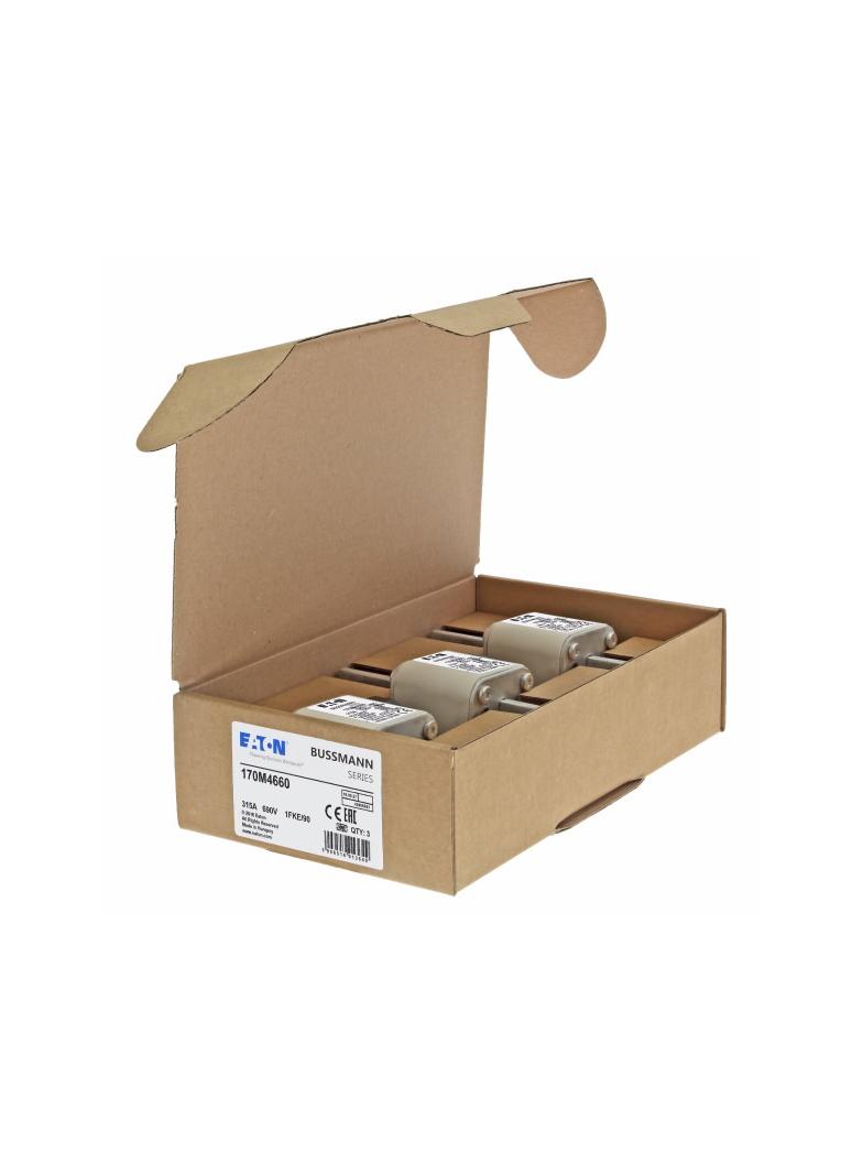 FUSE 315A 690V 1FKE/90 AR UC Wkładka szybka 315A AC 690V rozmiar 1 53x69x136 mm aR IEC UL 170M4660 E