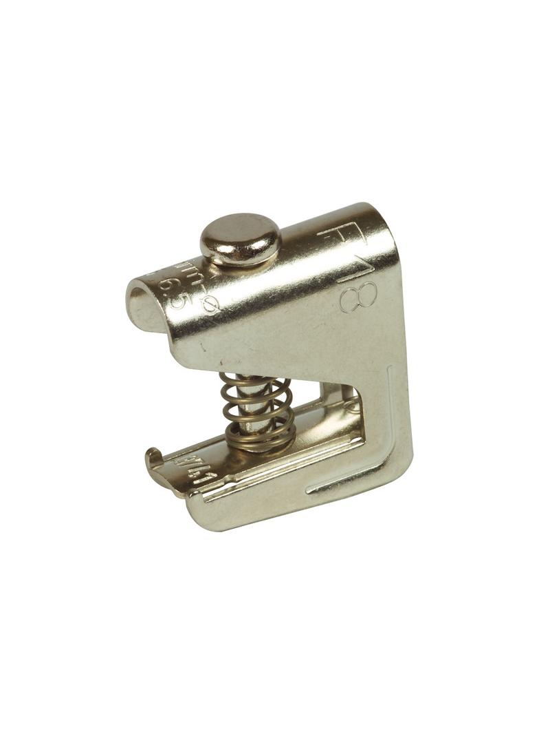 Zacisk ekranu kabla, fi 1,5-6,5 mm, mosiądz niklowany