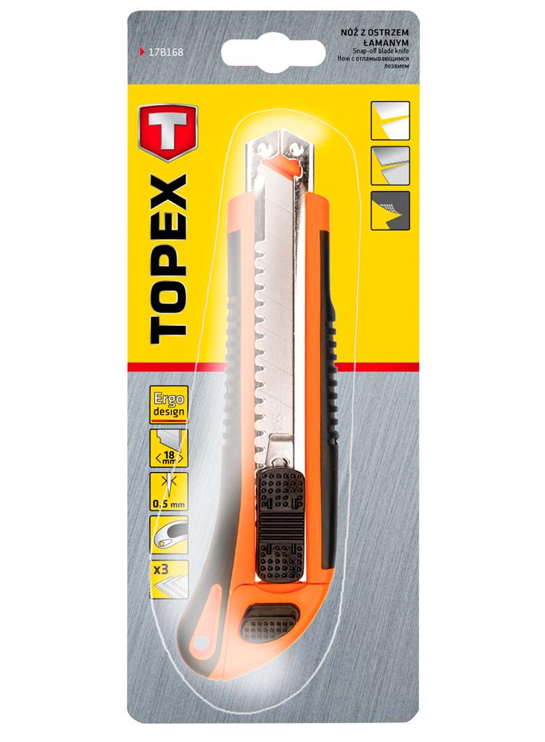 Nóż z ostrzem łamanym 18 mm, 3 ostrza