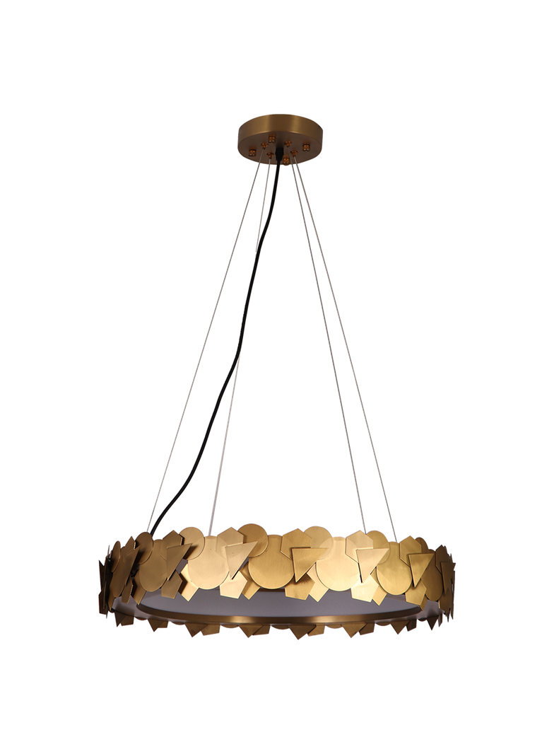 lampa wisząca LED Soho 24W 720lm 3000K złota ML6156 Milagro