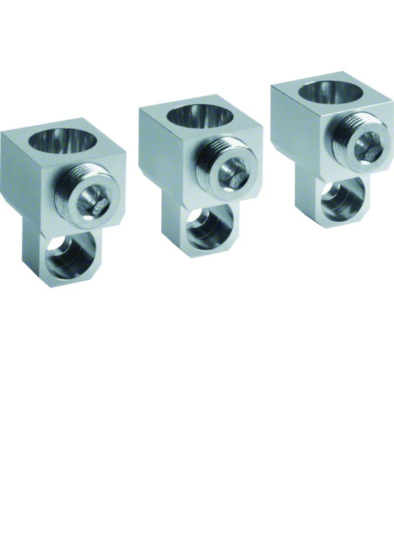 Zaciski klatkowe Al/Cu x250/h250 Al 3P 1x 95-240mm2 HYB005H HAGER