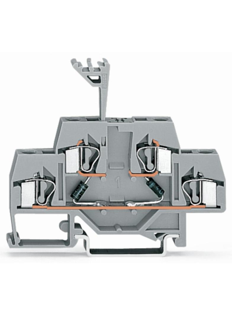 dwupiętrowa złączka diodowa 4 mm2