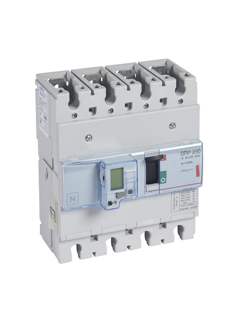 Wyłącznik DPX3 250 El Sg 4P 100A 36kA 420535 LEGRAND