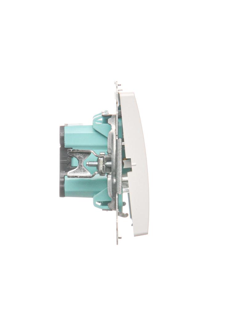 Simon Basic Przycisk światło 16A z. śrub. biały