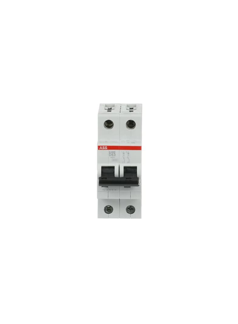 S202-D63 Wyłącznik nadprądowy 6kA 2P D63A 2CDS252001R0631 ABB