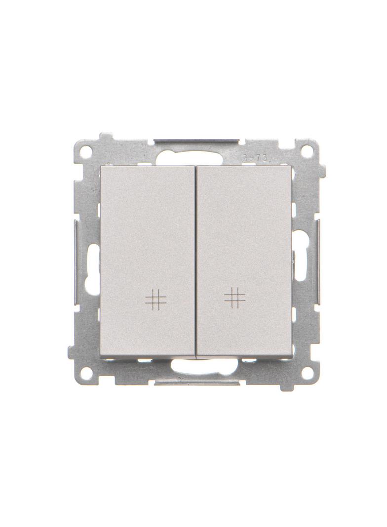 Simon 55 Łącznik krzyżowy podwójny szybkozłączka Aluminium mat TW7/2.01/143 KONTAKT