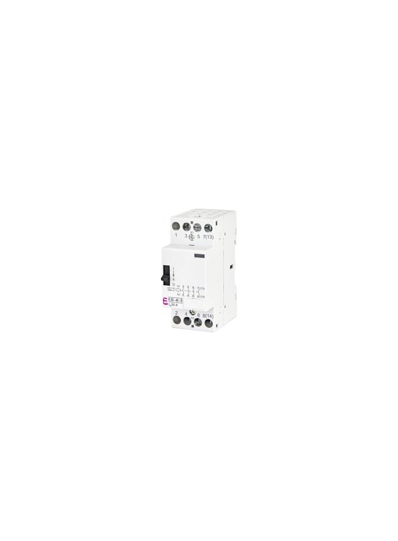 R 25-40-R-230V AC - Stycznik modułowy ze sterowaniem ręcznym 25A 1 styk rozwierny (1 mod. 1 bieg.)